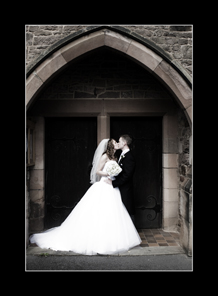 wedding photograph church